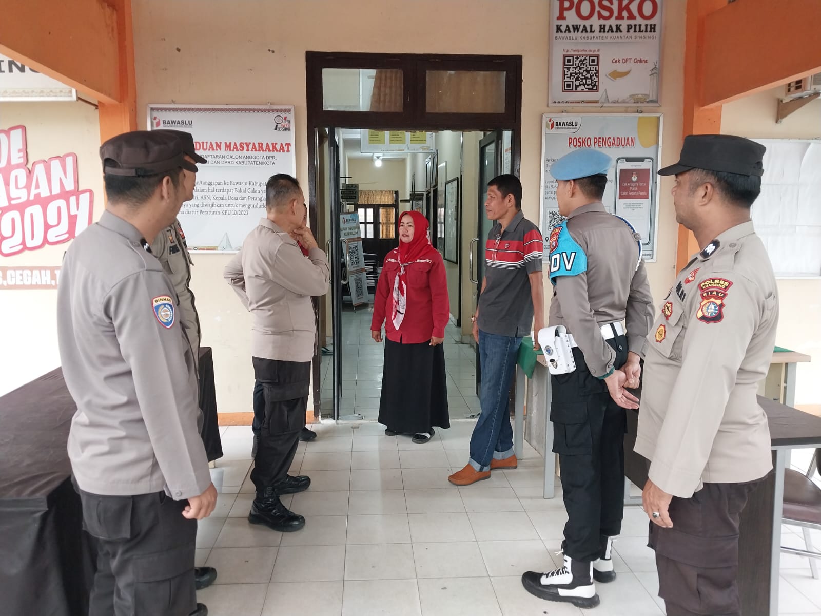 Selama OMB LK 2023 2024 Polsek Kuantan Tengah Meningkatkan Pelaksanaan Giat Patroli Dalam Rangka Har